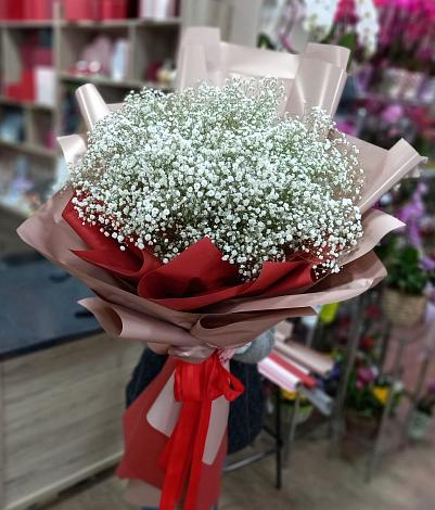 Букет цветов из: Гипсофила в Гребнево