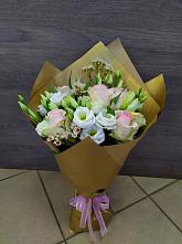 Букет цветов из:  Розы и Лизиантусы #REPLACE_PRED# Гребнево