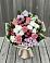 Букет цветов из: Альстромерии, Гвоздики, Розы и Хризантемы в Гребнево
