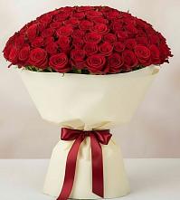 Букет 101 Красная роза Милано в Гребнево