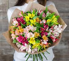 Букет цветов из:  Альстромерии #REPLACE_PRED# Гребнево