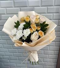 Букет цветов из:  Розы и Хризантемы в Гребнево