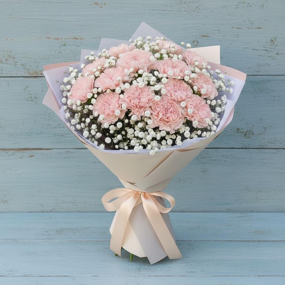 Букет цветов из: Гвоздики в Гребнево