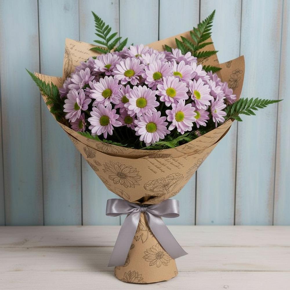 Букет цветов из: Хризантемы в Гребнево