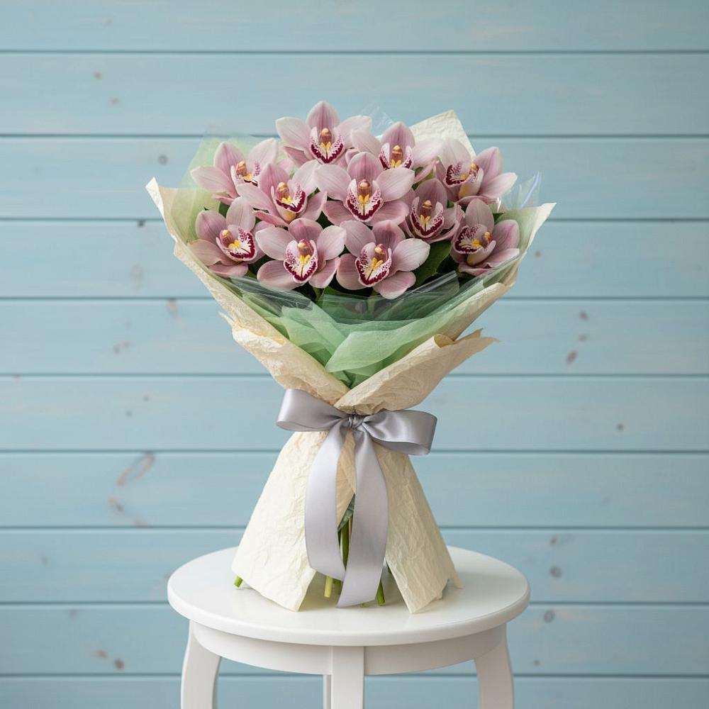 Букет цветов из: Орхидеи и Розы в Гребнево