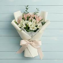 Букет цветов из:  Альстромерии в Гребнево