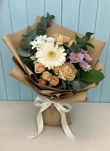 Букет цветов из:  Герберы и Хризантемы #REPLACE_PRED# Гребнево