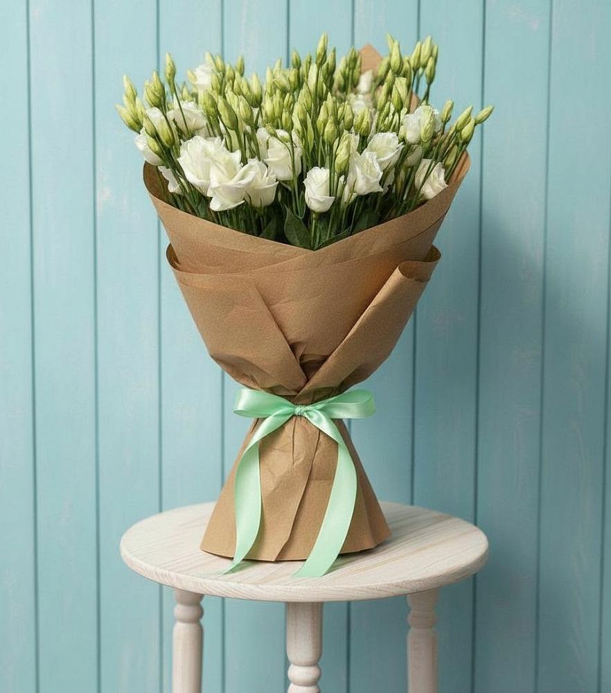 Букет цветов из: Лизиантусы в Гребнево