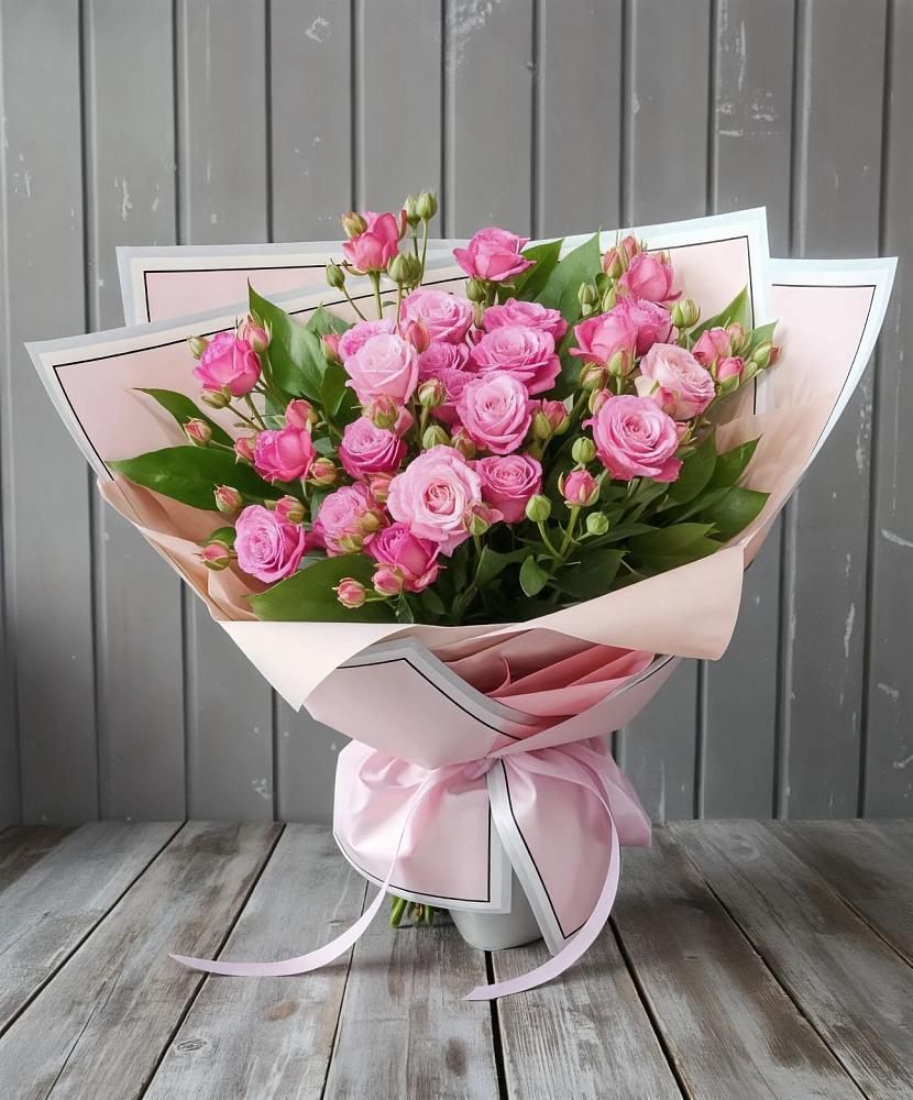Букет Розовый кустик в Гребнево