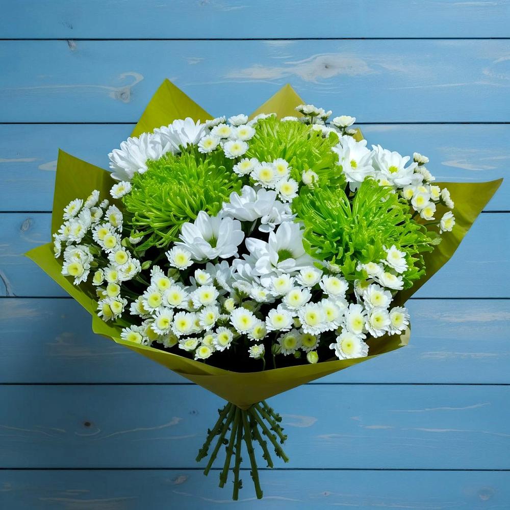 Букет цветов из: Хризантемы в Гребнево