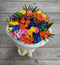 Букет цветов из:  Розы и Хризантемы #REPLACE_PRED# Гребнево