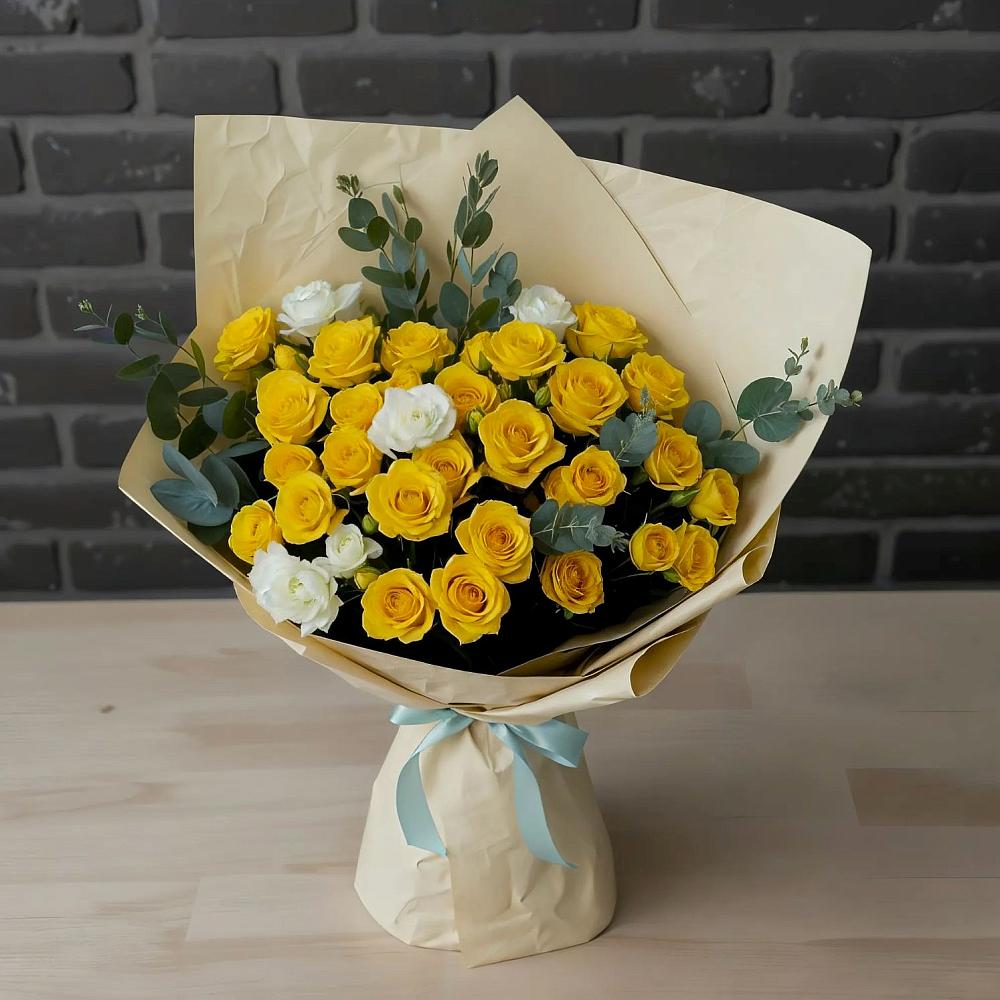 Букет цветов из: Розы в Гребнево