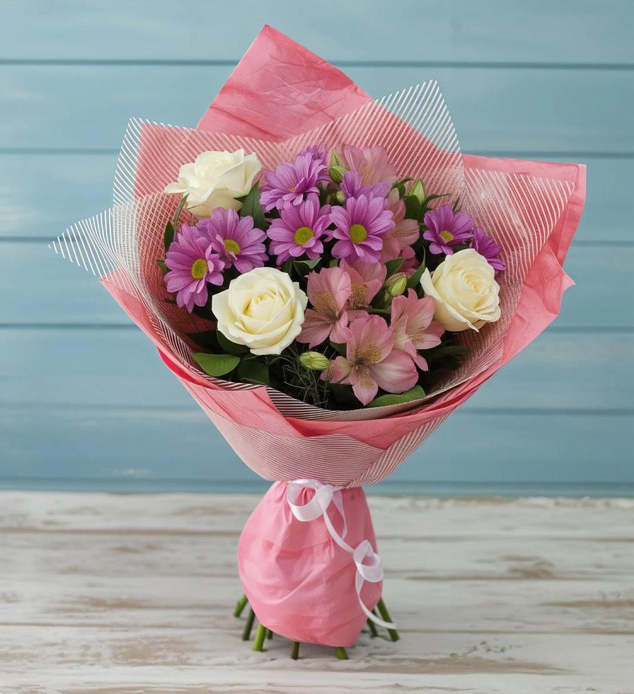 Букет цветов из: Герберы в Гребнево