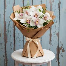 Букет цветов из:  Орхидеи и Розы в Гребнево