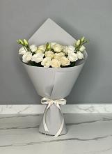 Букет цветов из:  Розы и Лизиантусы в Гребнево